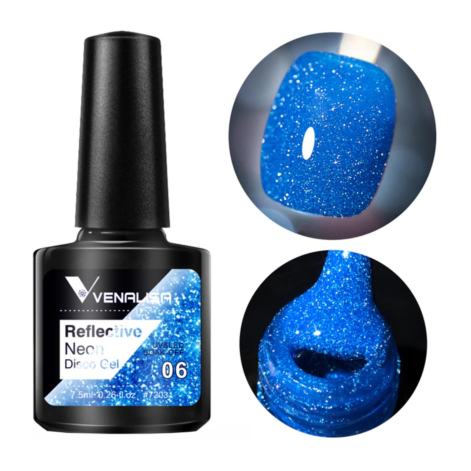 Venalisa -  Reflektierendes Neon-Disco-Gel -  BD06